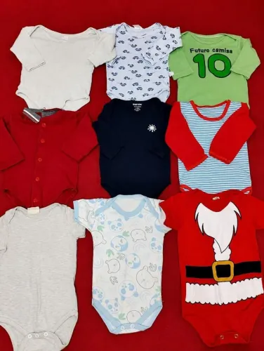 Kit 9 peças enxoval bebê 