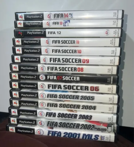 Coleção fifa ps2 completa impecável