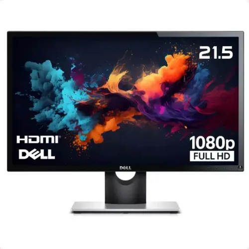 Monitor Dell SE2216H 21,5" Full HD 60Hz HDMI VGA Widescreen Usado 110/220V