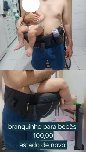 Branquinho apoio para bebê 