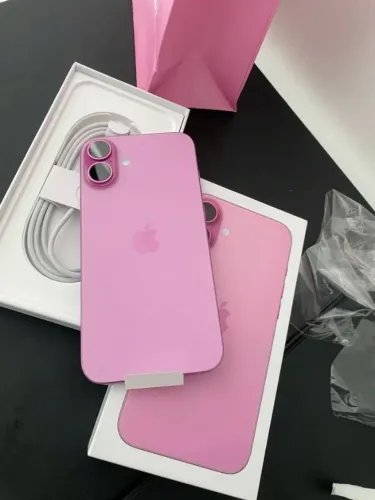 IPHONE 16 256 GB ROSA SEMI NOVO IMPECAVEL COM GARANTIA