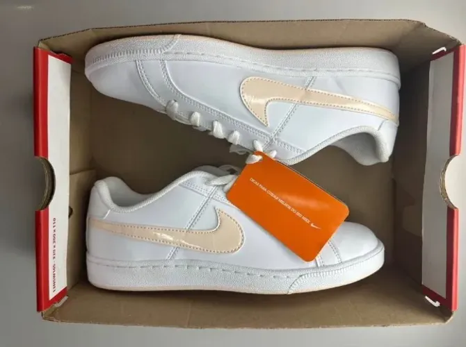 TÊNIS ORIGINAL CASUAL COURT ROYALE N39 NA CAIXA E SACOLA DA NIKE