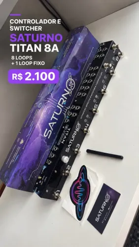 Controladora e Switcher Saturno Titan