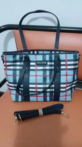 Bolsa xadrez cores nova