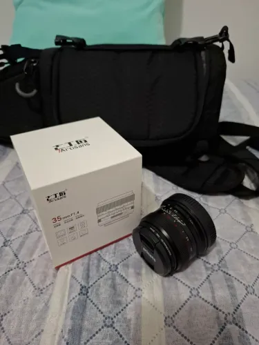 LENTE CANON RF 35mm f1.4 MARK III MANUAL 7ARTISANS P/ FULL FRAME E APS-C
