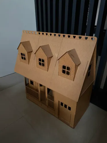 Casa de Boneca Gigante em MDF Artesanal