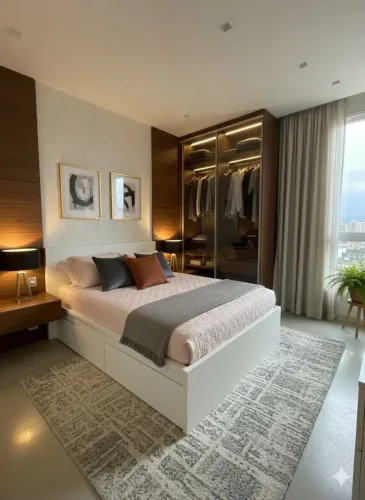 Cama com com gavetas, colchão super king, 2 metros por 2.2 metros.