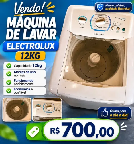 Máquina de lavar 12kg