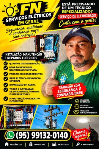 FN serviços elétricos em geral e montagem