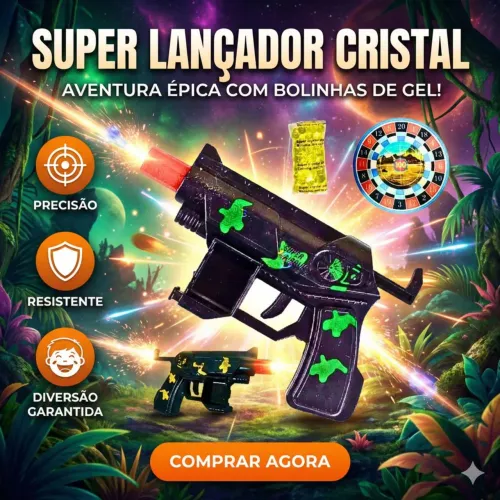 Brinquedo Air Gun Super Alvo Bolinhas De Gel Infantil