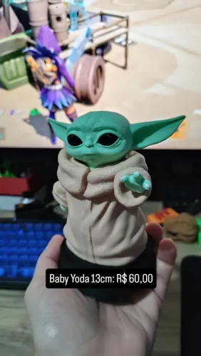 Boneco Action Figure Baby Yoda 13cm