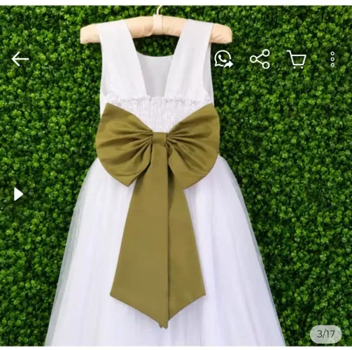 Roupa daminha de honra