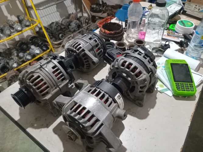 Motor de partida e alternadores