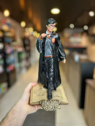 estátua Resina harry potter 33cm 