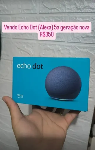 Echo Dot 5a geração nova deep blue