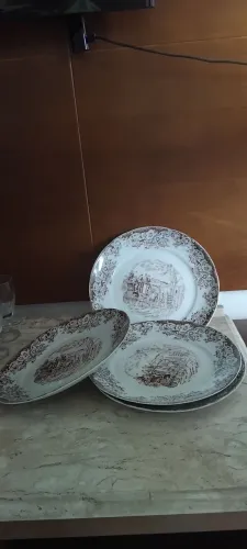 Pratos porcelana real totak de 4 unidades