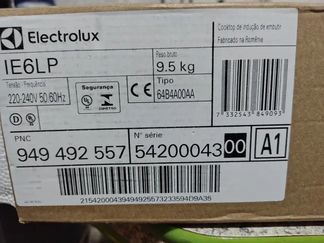 Cooktop Eletrolux  novo 