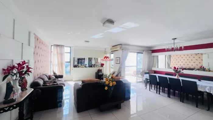 VENDA- APARTAMENTO, 224M² PRIVATIVOS, 4 QUARTOS, 3 SUÍTES, BAIRRO POPULAR, CUIABA-MT REF: