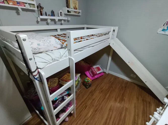 Cama Infantil com escorregador - Retirada em Interlagos