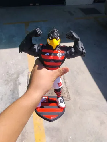 ? Mascote do Flamengo - Urubu Bombado Personalizado ?