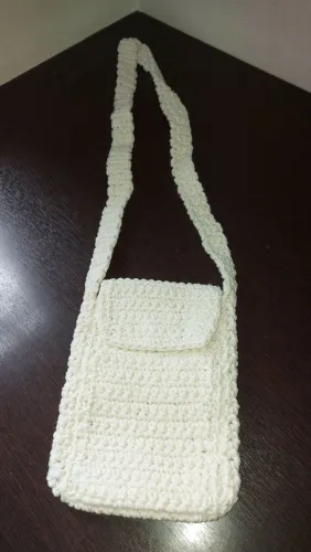 Bolsa crochê nova