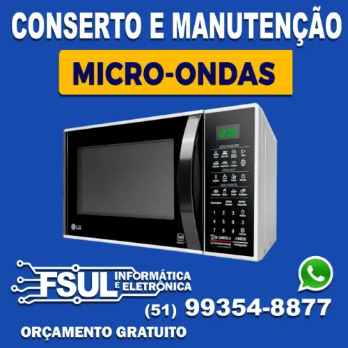 CONSERTO E MANUTENÇÃO DE MICRO-ONDAS