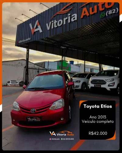 Toyota Etios XS 1.3 Flex 16V 5P Mec. 2013