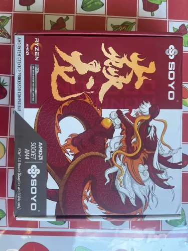 Placa Mãe Soyo B550M ARGB Monarch Dragon AMD AM4 - Nova na Caixa
