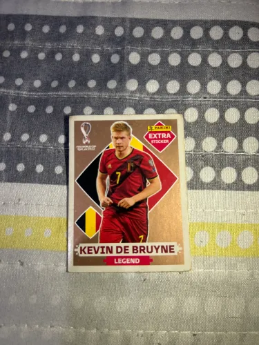 Figurinha colecionador copa 2022 De bruyne bronze