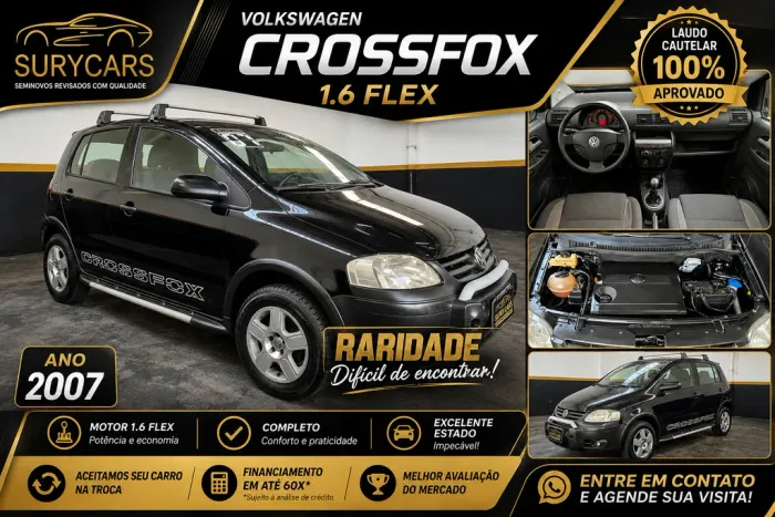 Volkswagen Crossfox 1.6 MI Total Flex 8V 5P 2007