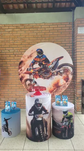 Decoração aniversário motocross