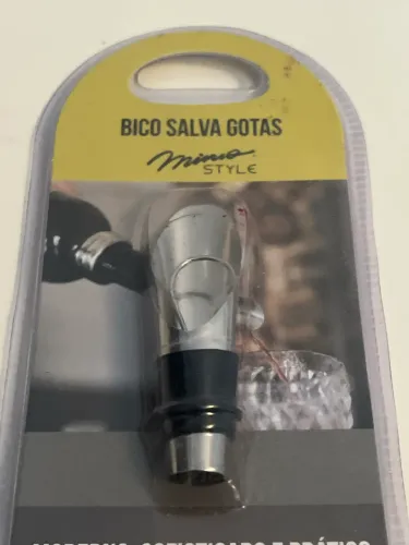 Bico salva gotas para garrafa de vinho