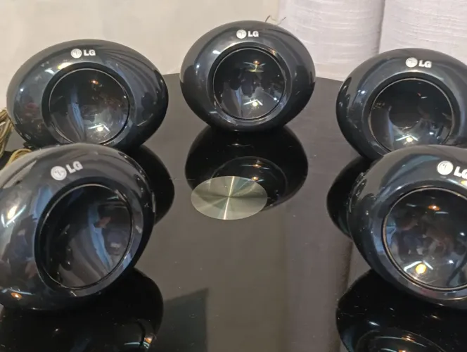 5 Caixas para Home theater LG  muito top