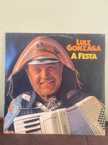 Disco de vinil lp Luiz Gonzaga A Festa
