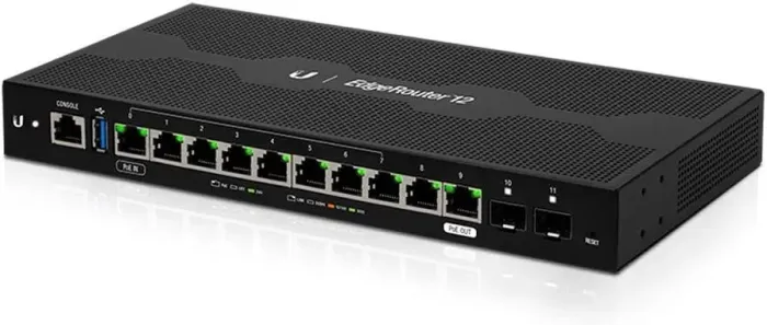 Roteador Ubiquiti Edgerouter 12 Er-12 10 Portas Gigabit