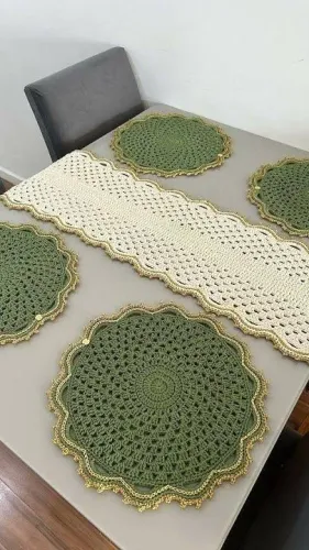 Sousplat em crochê 