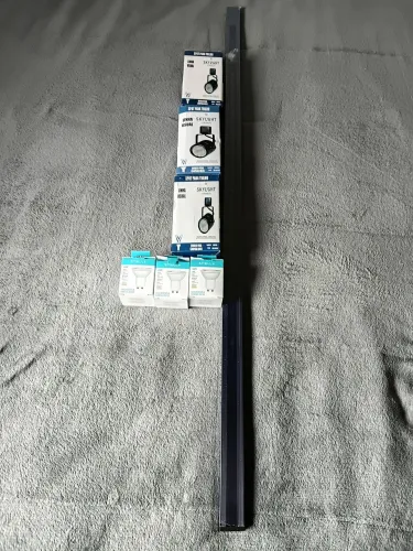 Kit trilho energizado + 03 spots + 03 leis- NOVO