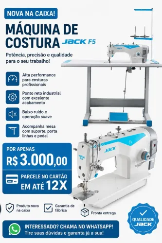 Máquina reta industrial