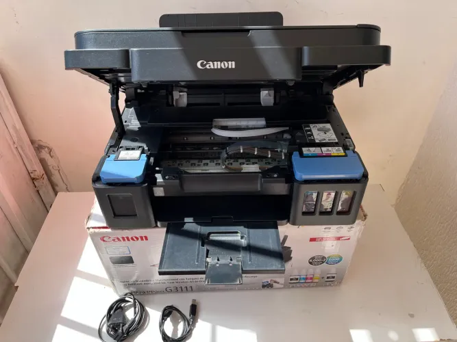 Canon Mega Tank G3111 Wi-Fi | Muito Nova (Tanques Cheios)