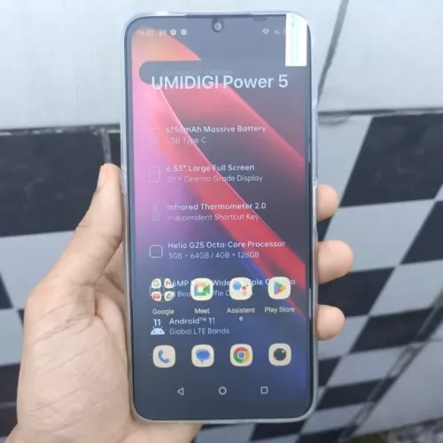 Smartphone Umidigi Power 5, 64GB, 3GB RAM, 6150mAh, Octa Core, Câmera 16MP, 6.53''