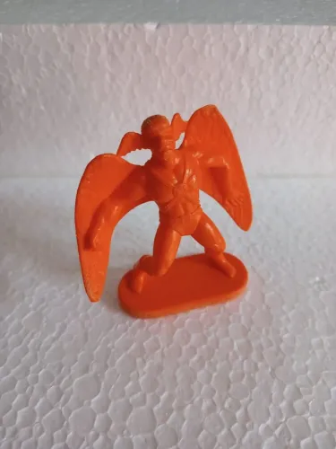 Antigo Boneco Gavião Negro Gulliver Laranja 1978