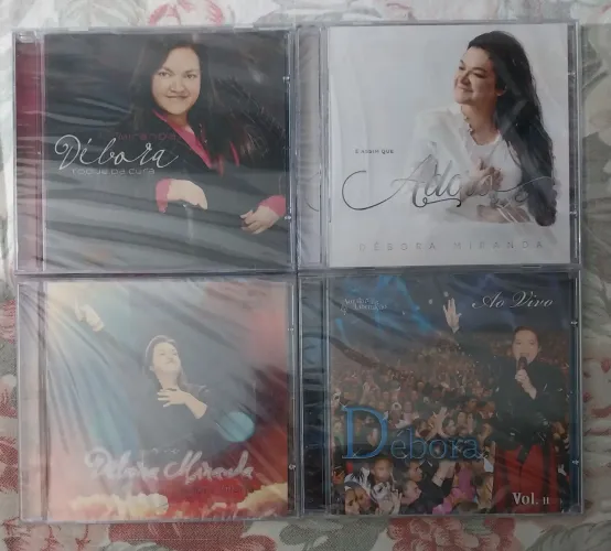 KIT COM 4 CDS EVANGÉLICOS - DEBORA MIRANDA