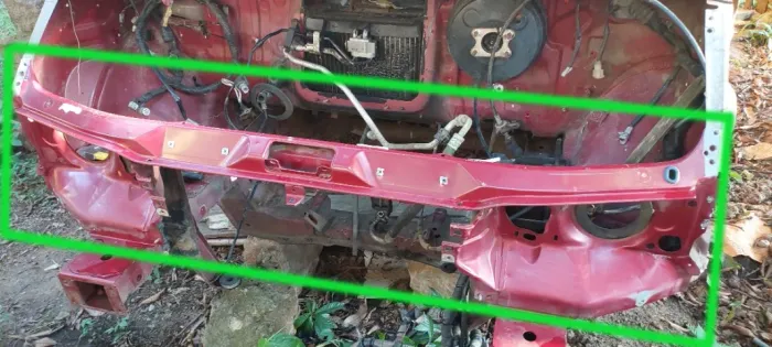 Mini frente, Painel Frontal Carroceria, reposição original Van Toyota Prévia 91 importada