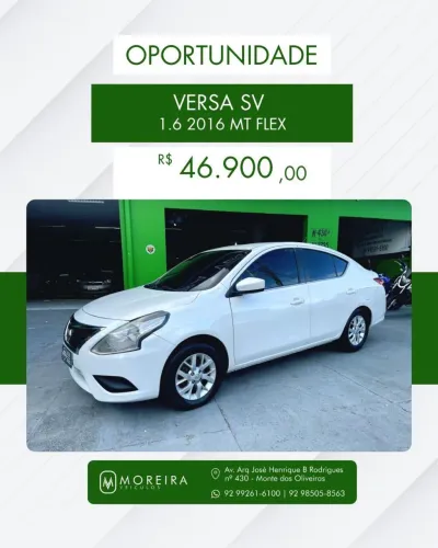 Nissan Versa SV 1.6 16V Flexstart 4P Mec. 2016