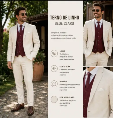 Terno de linho