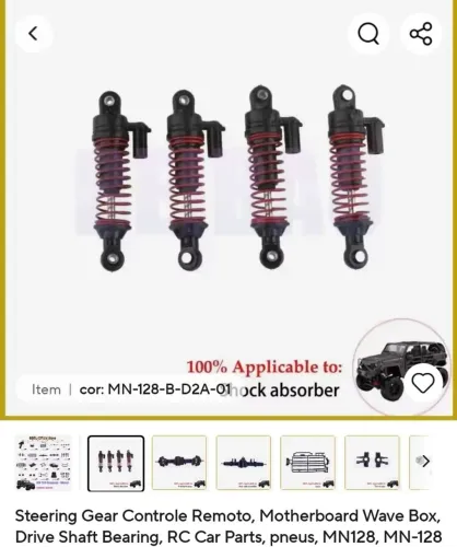 Amortecedor Rc Mn128