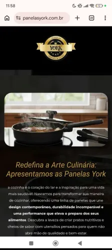 Panelas de cerâmica York Premium