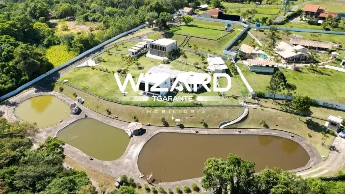 Sítio 22.000 m², 3 casas, 3 lagos, campo de futebol e poço artesiano no Éden - Sorocaba
