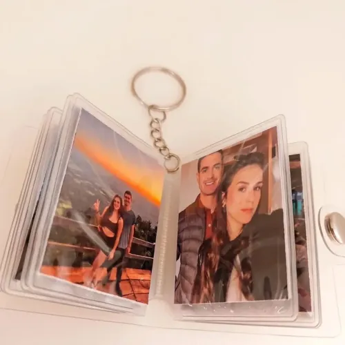 Mini álbum com fotos