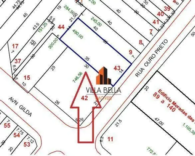 Terreno à venda, 490 m² por R$ 1.690.000,00 - Vila Gilda - Santo André/SP